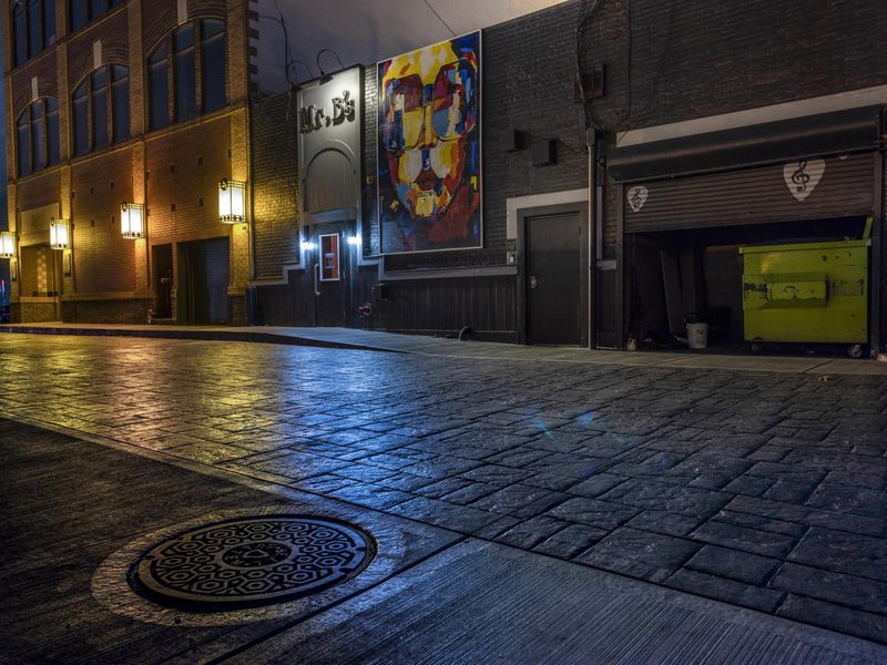 Urban Nightlife in Detroit, Michigan HDRi Maps and Backplates