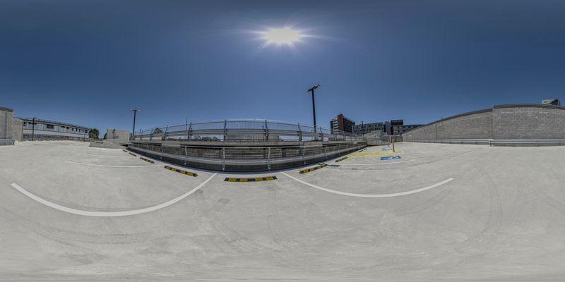 Urban Skate Park: Concrete Ramps and Asphalt Ground HDRi Maps and ...