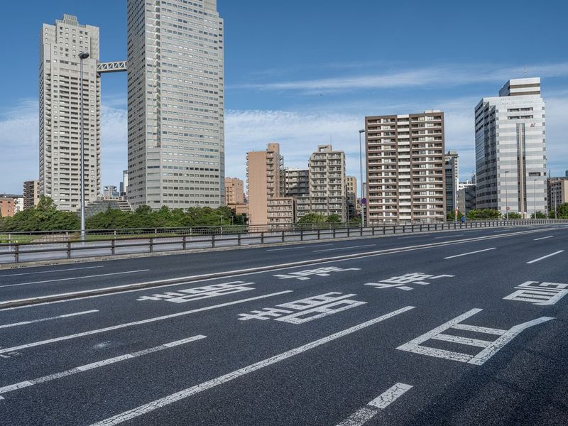 Urban Tokyo Skyline: Bridge Roads and Modern Architecture HDRi Maps and ...