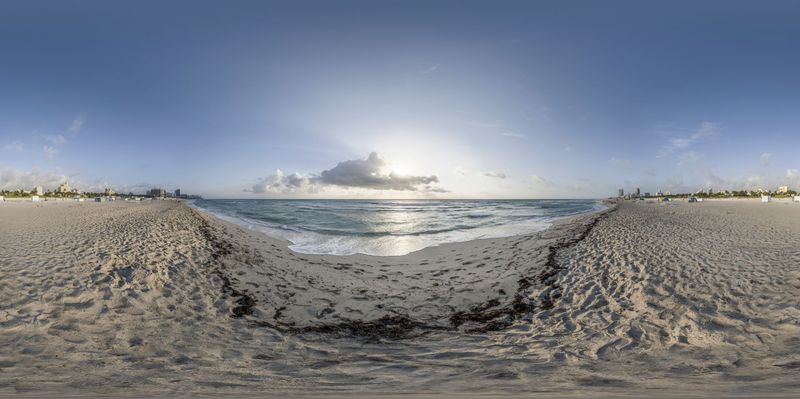 USA, Florida: Beach Vibes with Ocean Views HDRi Maps and Backplates