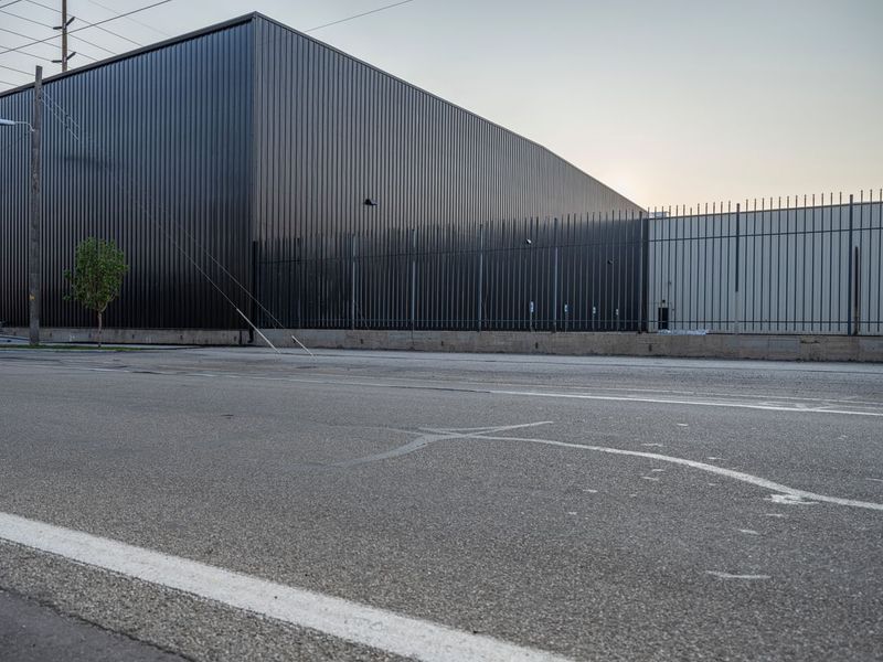 Industrial Storage in the USA: Factory at Sunrise HDRi Maps and Backplates