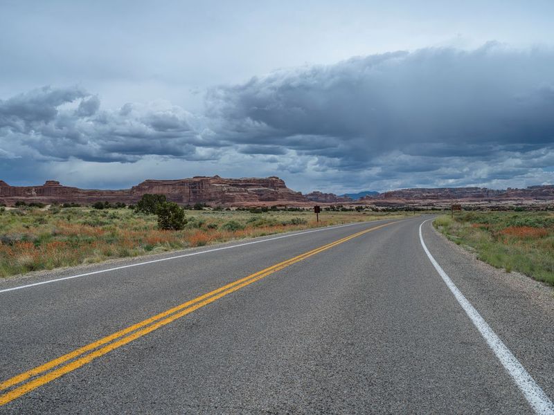 Utah Canyon Road: A Day in USA Nature HDRi Maps and Backplates