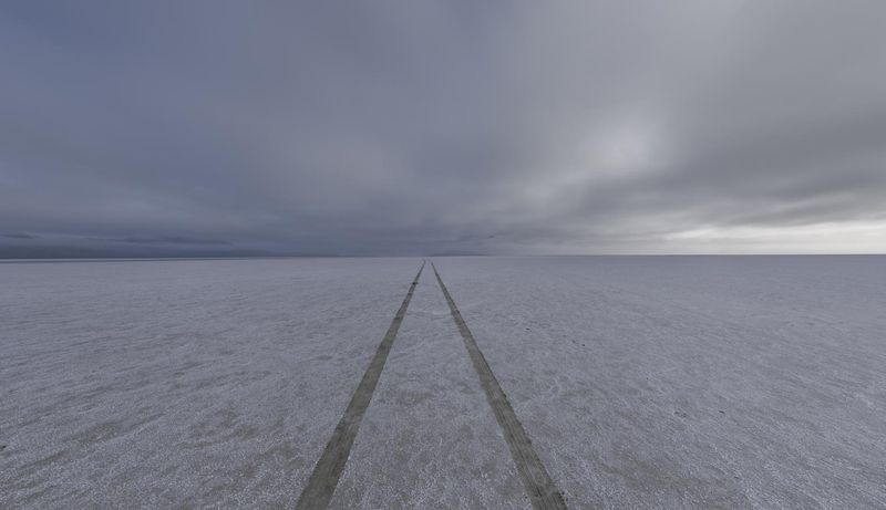 Utah Dawn Road Desert Landscape HDRi Maps and Backplates
