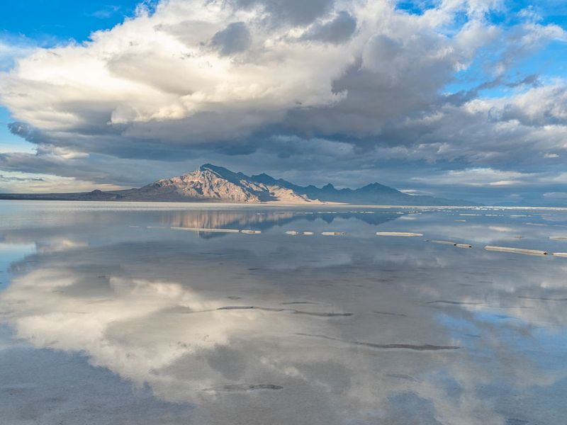 Utah Desert Landscape with Mountains and Salt Lake City HDRi Maps and ...