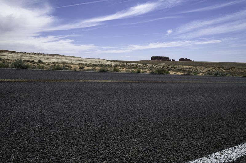 Utah Desert Road: Low Lying Landscape - HDRi Maps and Backplates