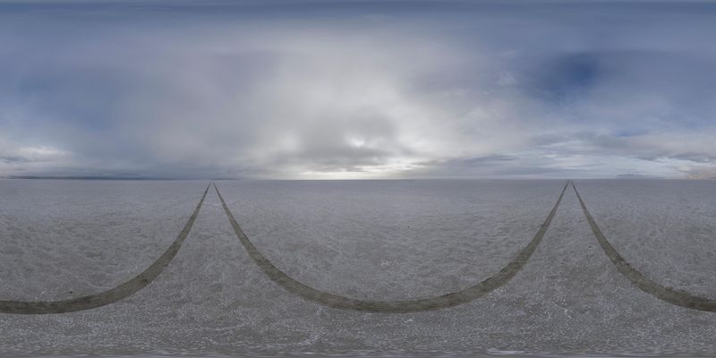Utah Highlands: An Empty Road Leading to the Mountains HDRi Maps and ...