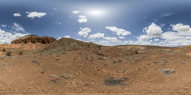 Utah Landscape: Clear Sky and Capitol Reef HDRi Maps and Backplates