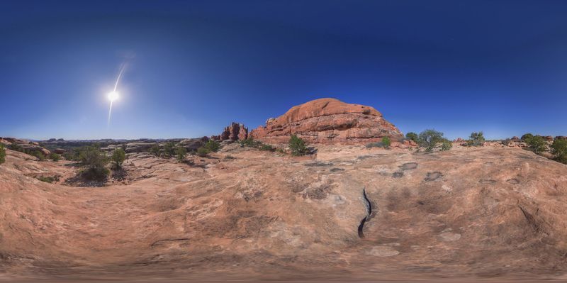 Utah National Park: A Panoramic View of Rugged Terrain HDRi Maps and ...