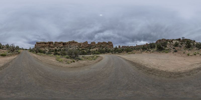 Utah's Red Rock Canyon Landscape HDRi Maps and Backplates