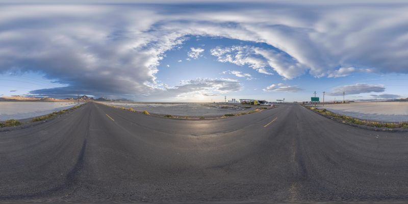 Utah Road: Through the Desert to the Mountain Range HDRi Maps and ...