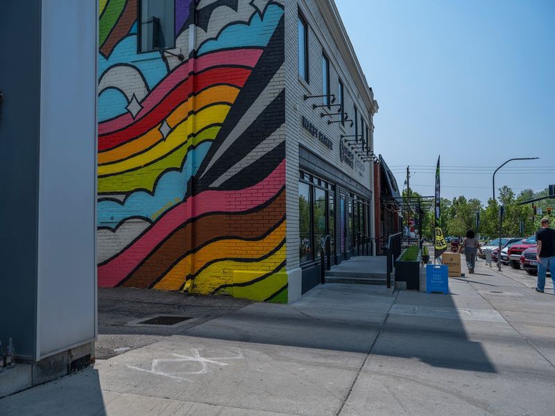 Utah's Salt Lake City Graffiti Wall with a Shadow HDRi Maps and Backplates
