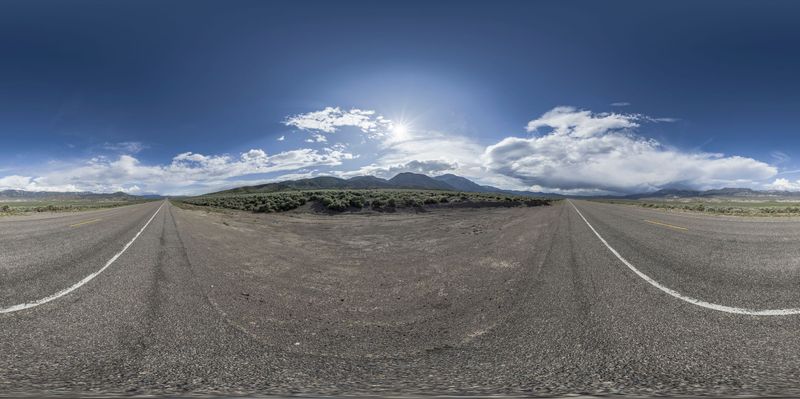 Utah, USA Landscape: Endless Road through the Mountains HDRi Maps and ...