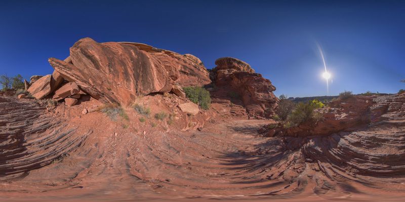 Utah, USA: Mountain Landscape and Open Space HDRi Maps and Backplates