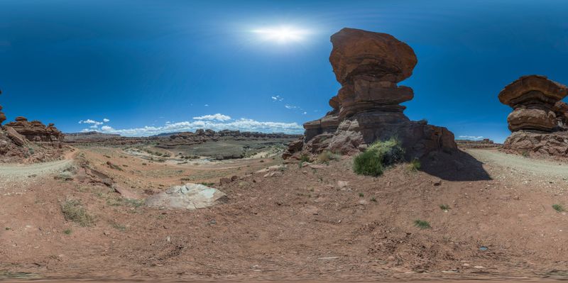 Utah Wilderness: Off-Road Tracks and Open Space HDRi Maps and Backplates