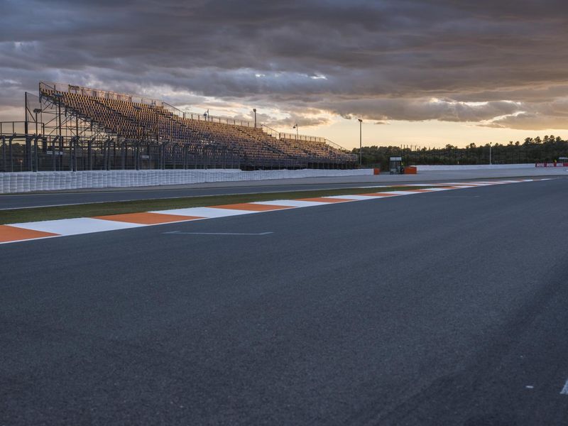 Valencia Spain Race Track Drama HDRi Maps and Backplates
