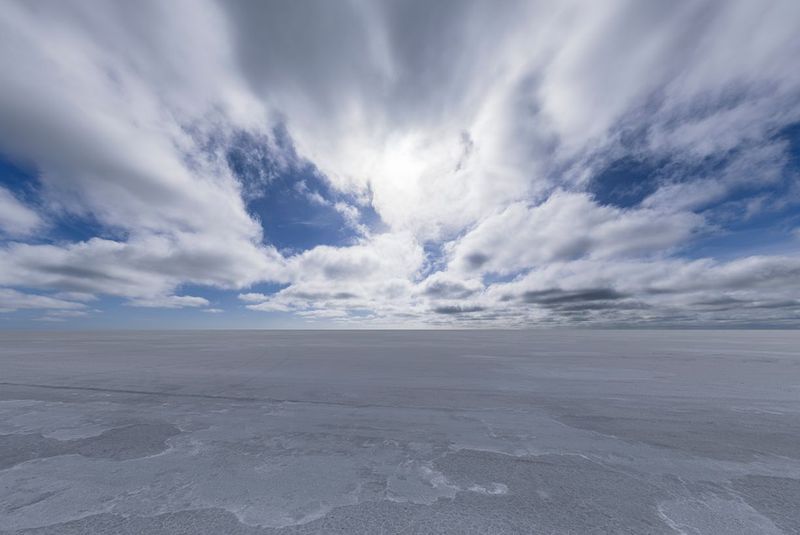 Exploring the Vast Salt Flats under a Clear Sky HDRi Maps and Backplates
