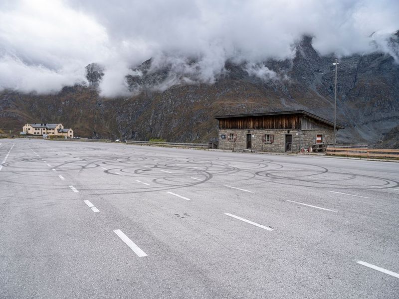 View from the Top of an Empty Parking Lot in Austria HDRi Maps and ...