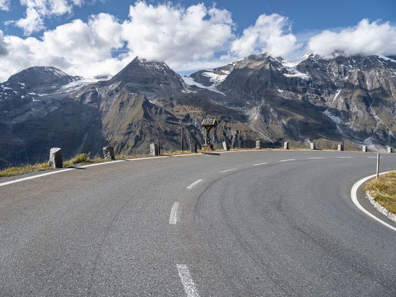 Winding Road Leading to the Mountains in Austria HDRi Maps and Backplates